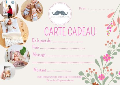 Carte Cadeau Montant au Choix
