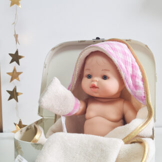 Coffret de bain pour poupée minikane corolle GAZE ROSE