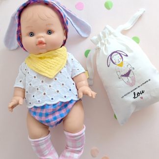 Tenue BLOOMER et son Pochon personnalisé par @Ateliervingthuit