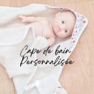 Coffret de bain pour poupée personnalisable