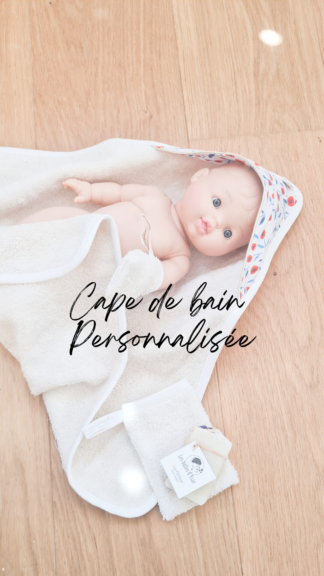 Coffret de bain pour poupée personnalisable