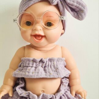 Lunettes et pochette pour poupées Minikane Paola Reina 34cm - ombrée jaune
