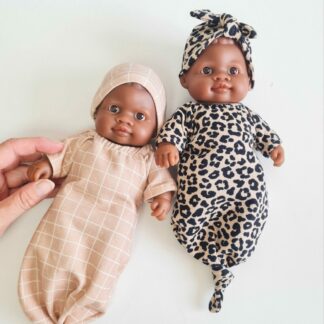 Tenue 21cm - Gigoteuse nouée LEOPARD