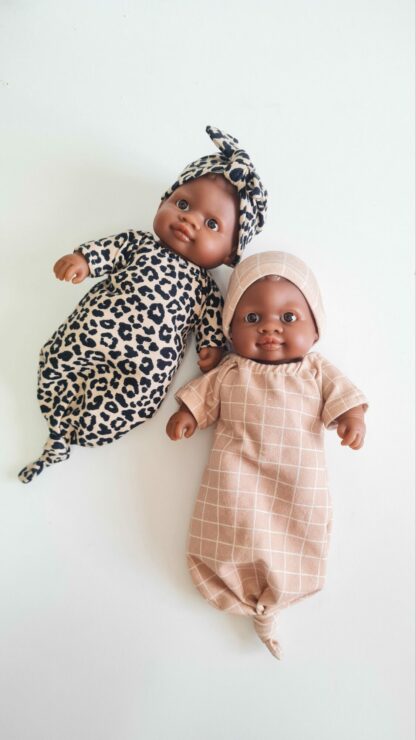 Tenue 21cm - Gigoteuse nouée LEOPARD – Image 2