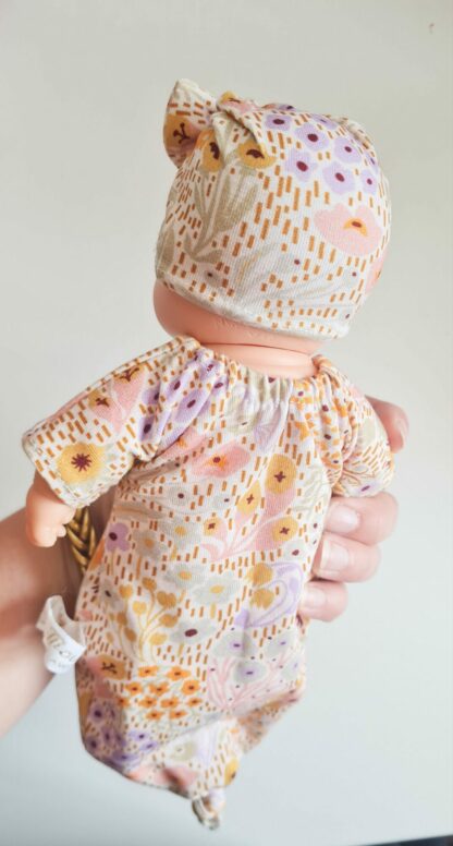 Tenue 21cm - Gigoteuse nouée - FLEURS – Image 4