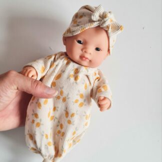 Tenue poupée 21cm - Gigoteuse nouée - citrons