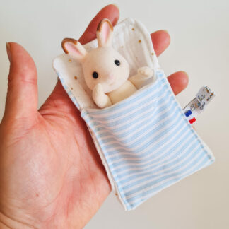 Mini Lit + sylvanian vintage chiné lapin