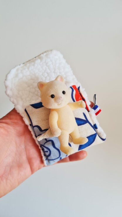 Mini Lit + sylvanian vintage chiné chat – Image 2