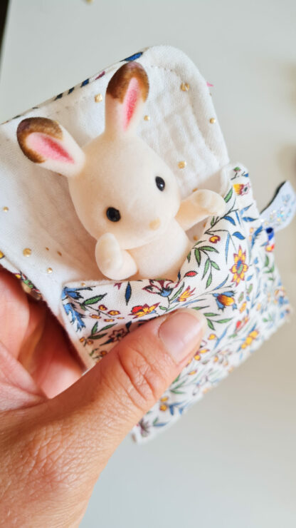 Mini Lit + sylvanian vintage chiné lapin - – Image 2
