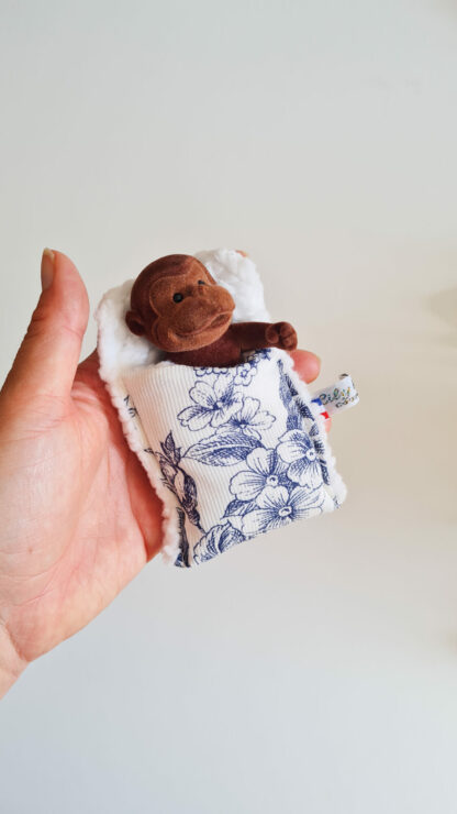 Mini Lit + petit malin vintage chiné singe