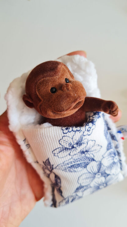 Mini Lit + petit malin vintage chiné singe – Image 2
