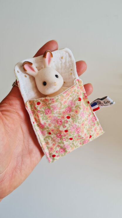 Mini Lit + sylvanian vintage chiné lapin