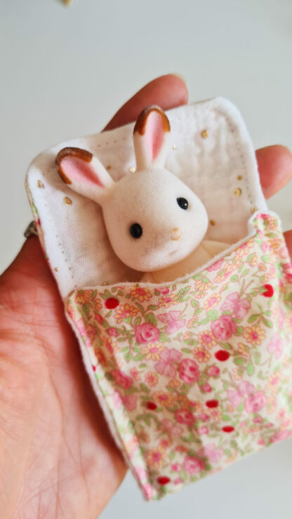 Mini Lit + sylvanian vintage chiné lapin – Image 2