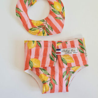 RESERVE Bavoir et couche ORANGEADE