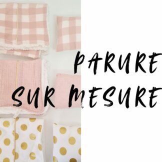 Parure de lit poupée sur mesure
