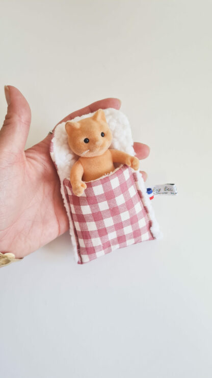 Mini Lit + petit malin chat vintage chiné