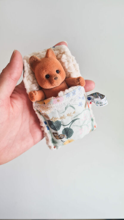 Mini Lit + petit malin renard vintage chiné