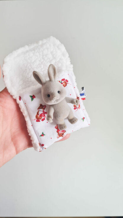 Mini Lit + petit malin lapin vintage chiné