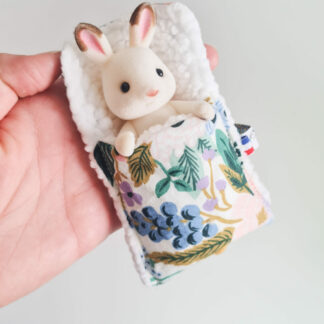 Mini Lit + petit malin lapin vintage chiné -