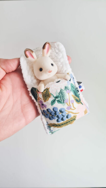 Mini Lit + petit malin lapin vintage chiné -