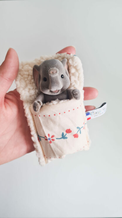 Mini Lit + petit malin élephant vintage chiné -
