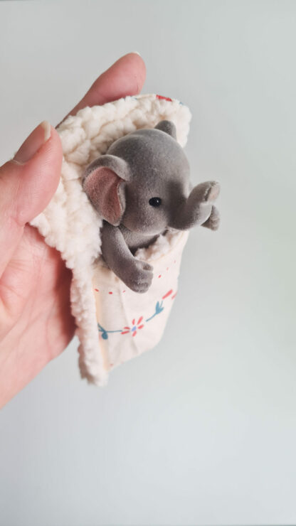 Mini Lit + petit malin élephant vintage chiné - – Image 3