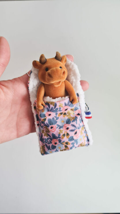 Mini Lit + petit malin vache vintage chiné -