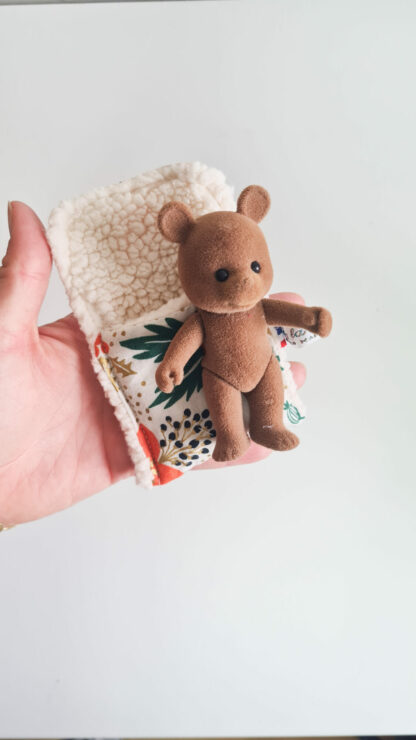 Mini Lit + petit malin ours vintage chiné - – Image 2