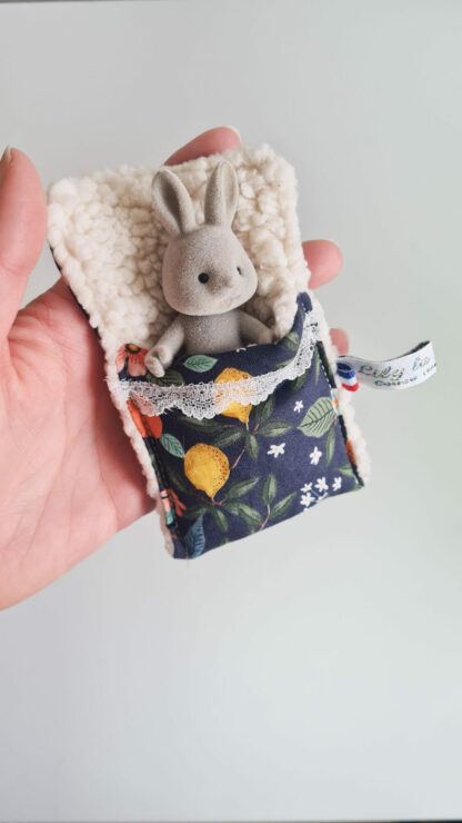 Mini Lit + petit malin lapin vintage chiné