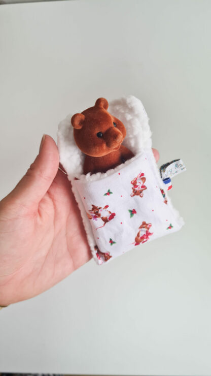 Mini Lit + petit malin ourson vintage chiné