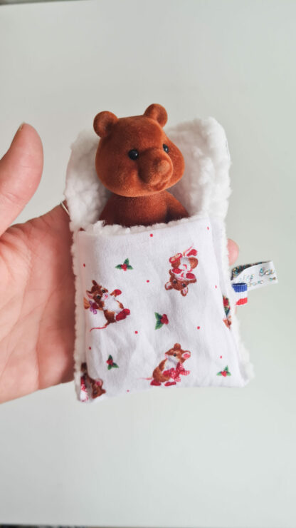 Mini Lit + petit malin ourson vintage chiné – Image 2