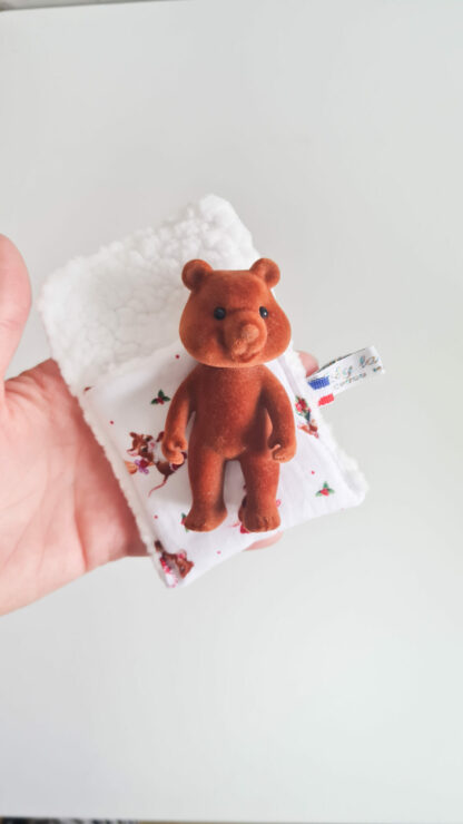 Mini Lit + petit malin ourson vintage chiné – Image 3