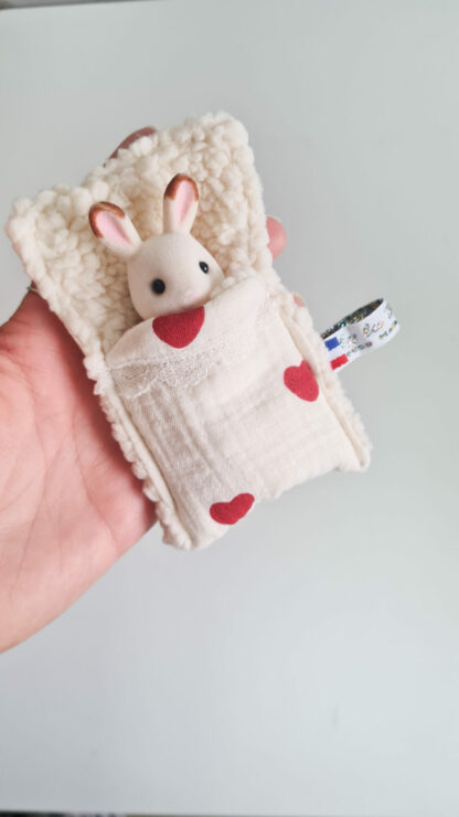 Mini Lit + petit malin lapin vintage chiné -