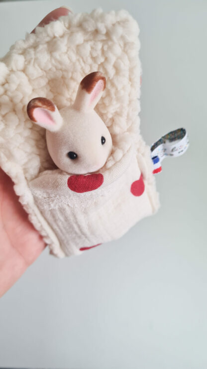 Mini Lit + petit malin lapin vintage chiné - – Image 3