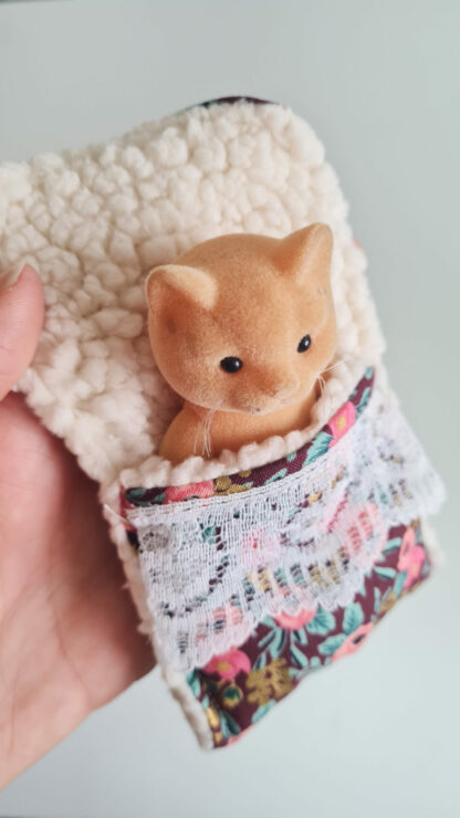 Mini Lit + petit malin chat vintage chiné - – Image 2