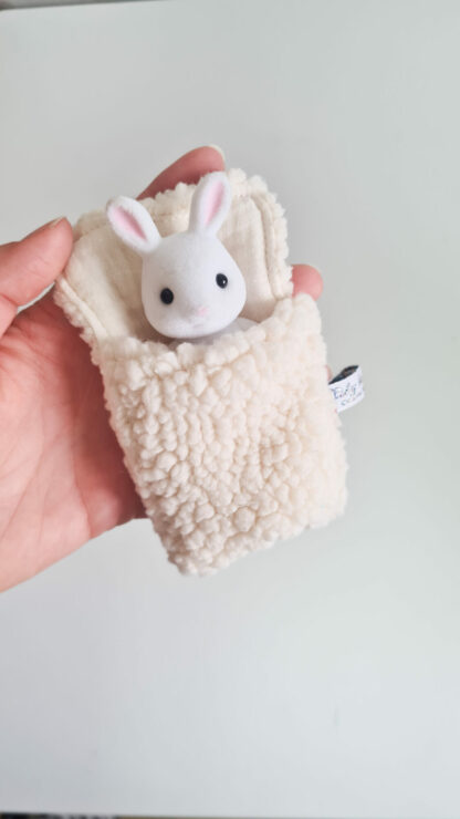 Mini Lit + petit malin lapin vintage chiné - – Image 3