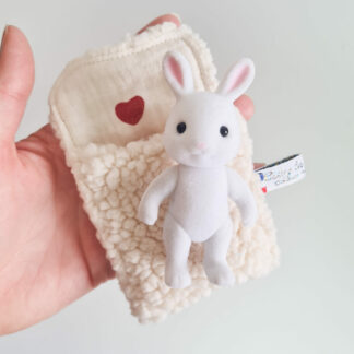 Mini Lit + petit malin lapin vintage chiné -