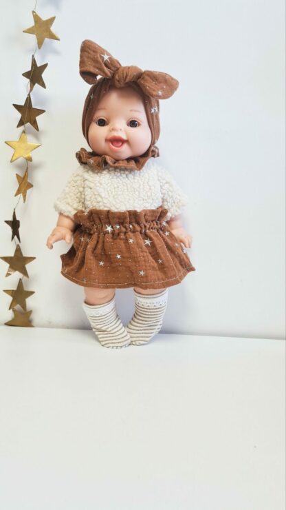Tenue pour POUPÉE 34CM - NOISETTE – Image 3