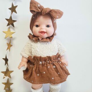 Tenue pour POUPÉE 34CM - NOISETTE