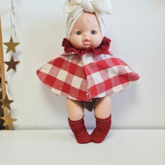 Tenue pour POUPÉE 34CM - NOEL CAPE