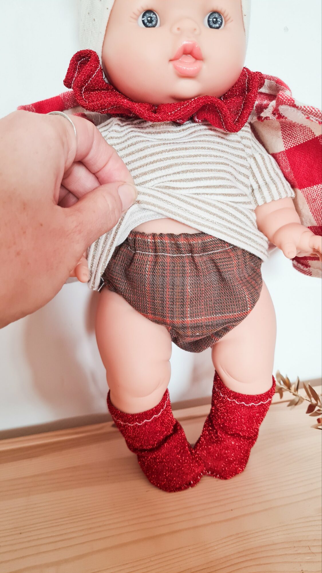 Tenue pour POUPÉE 34CM - NOEL CAPE – Image 6