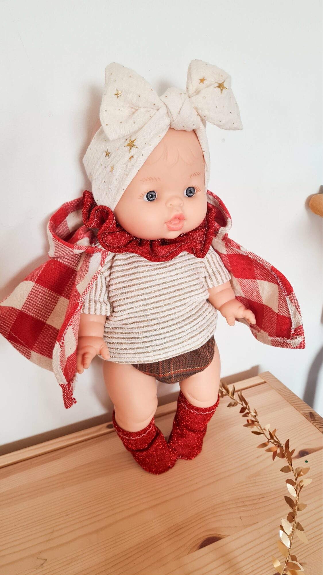 Tenue pour POUPÉE 34CM - NOEL CAPE – Image 5