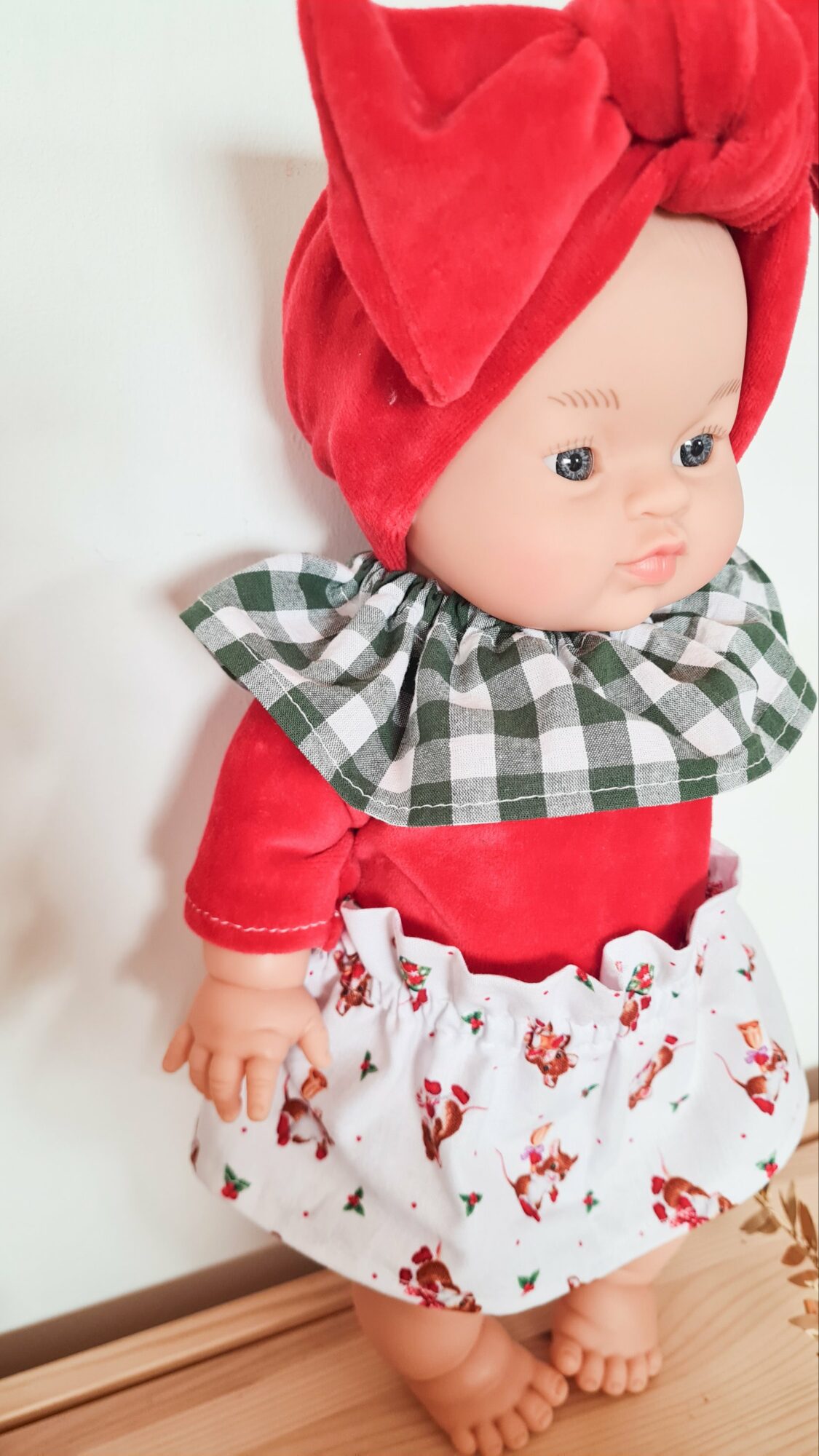 Tenue pour POUPÉE 34CM - NOEL souris – Image 5