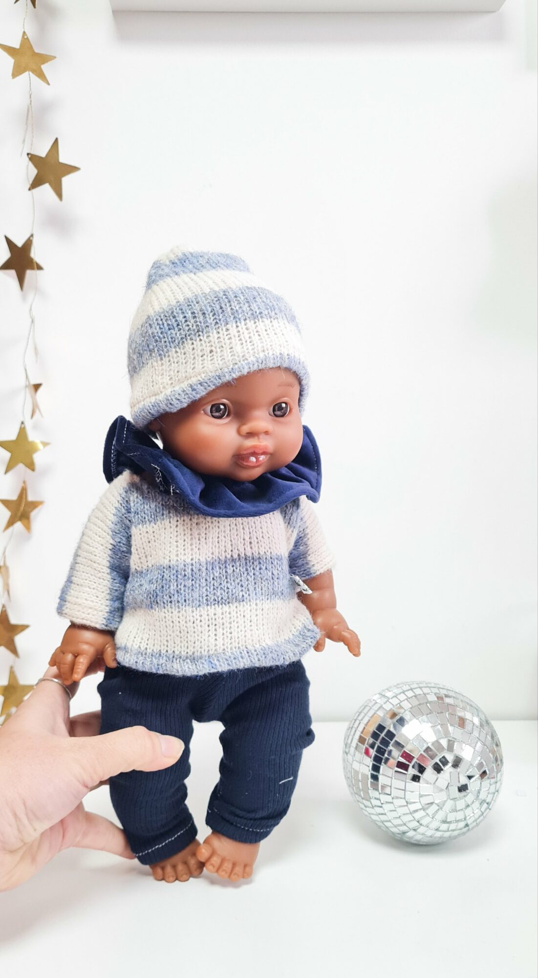 Tenue poupée 34cm - BLUE STRIPES – Image 2