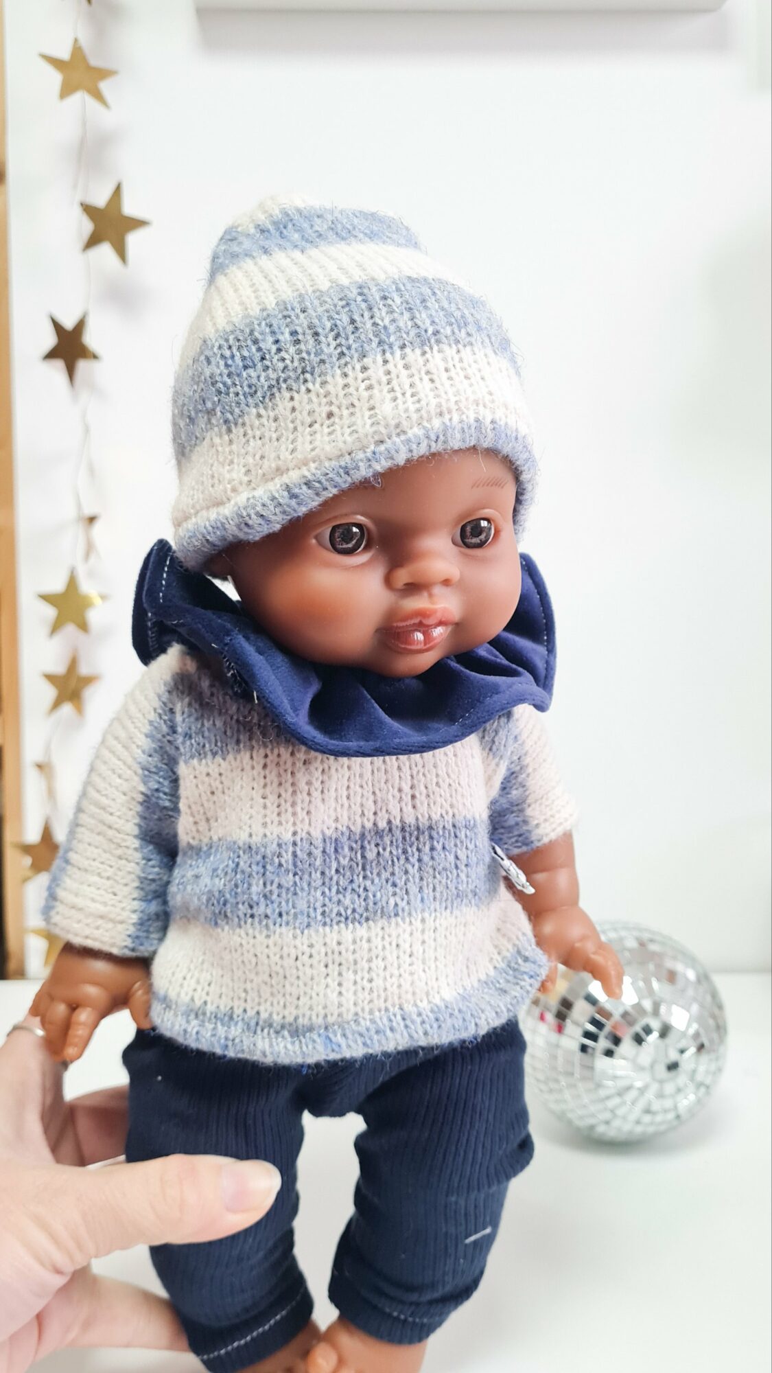 Tenue poupée 34cm - BLUE STRIPES – Image 4