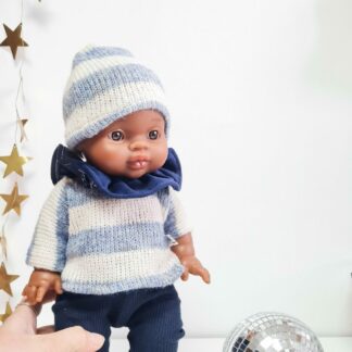 Tenue poupée 34cm - BLUE STRIPES