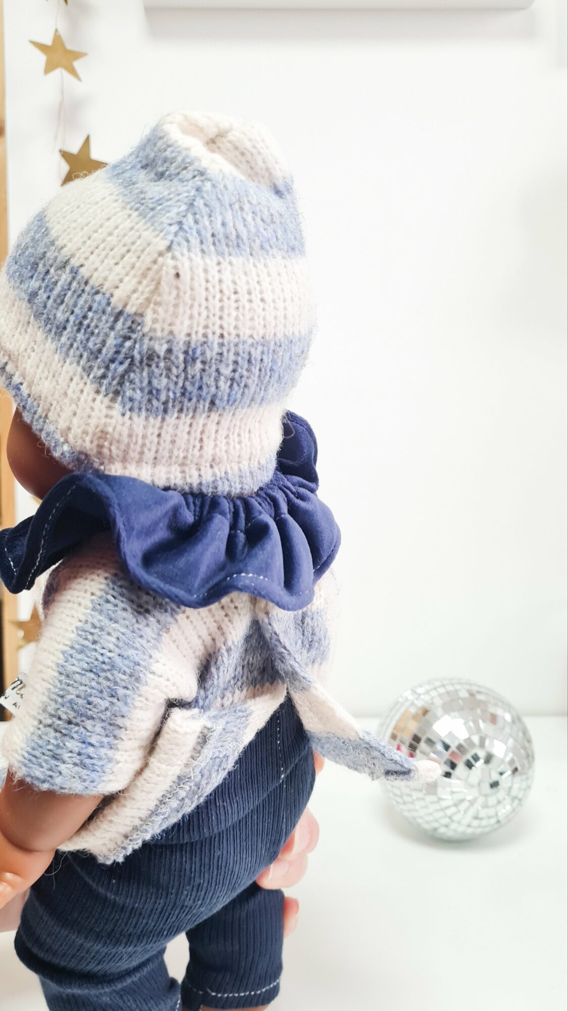 Tenue poupée 34cm - BLUE STRIPES – Image 5