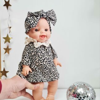 Tenue pour POUPÉE 34CM - LEOPARD