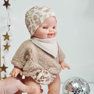 Tenue Poupée garçon- GRAOU beige