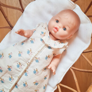 Turbulette Gigoteuse pour poupée - FLOWERS